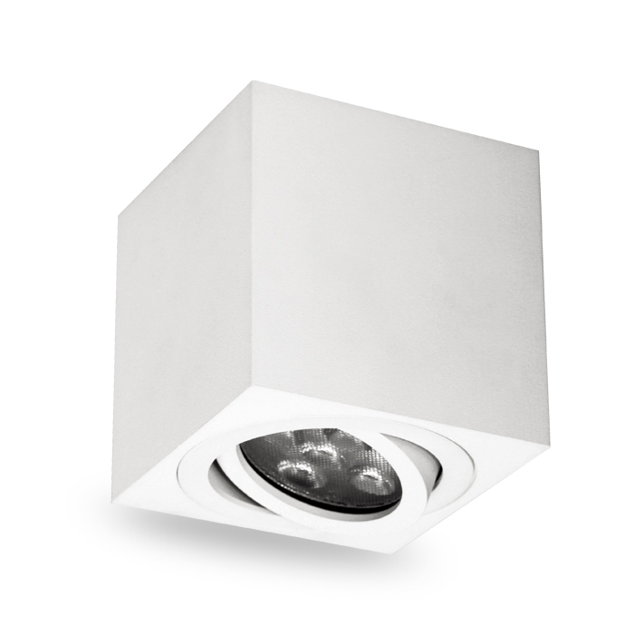 Накладний поворотний світильник Feron ML303 під лампу білий