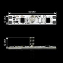 Сенсорний диммер DP-02-D-5A для профілю 5А DC12V