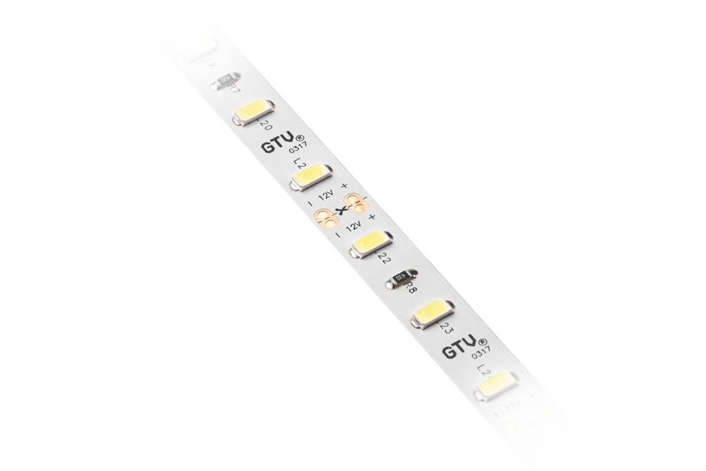 LED Стрічка GTV Flash 5630, 300 LED, 6500К, 80W, ІР20, 10мм, 5м, 12V