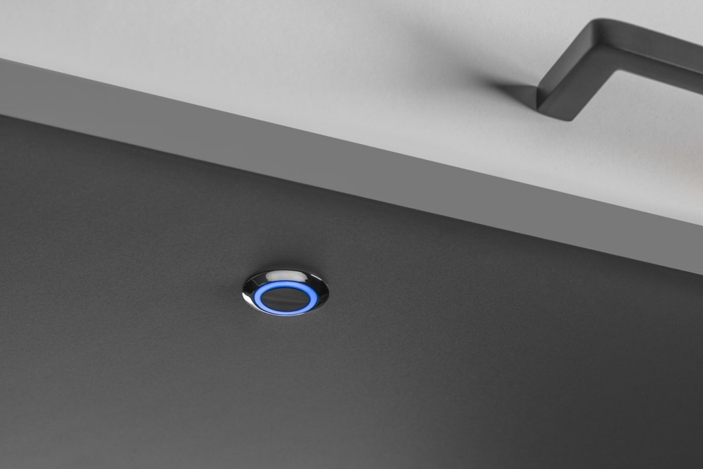 Вимикач з регулюванням яскравості і підсвіткою GTV AE-WBEZD-NB 12V