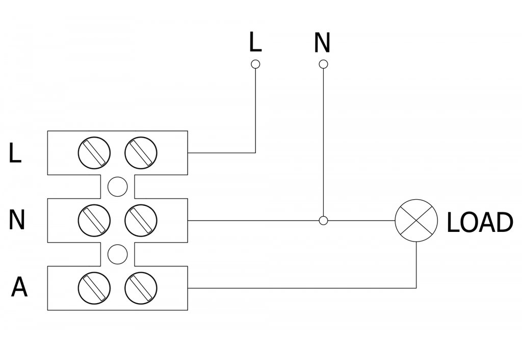 Датчик руху з регулюванням чутливості сутінків GTV CR-CR1000-10, 1200W, IP44, 180⁰, CR-1, чорний