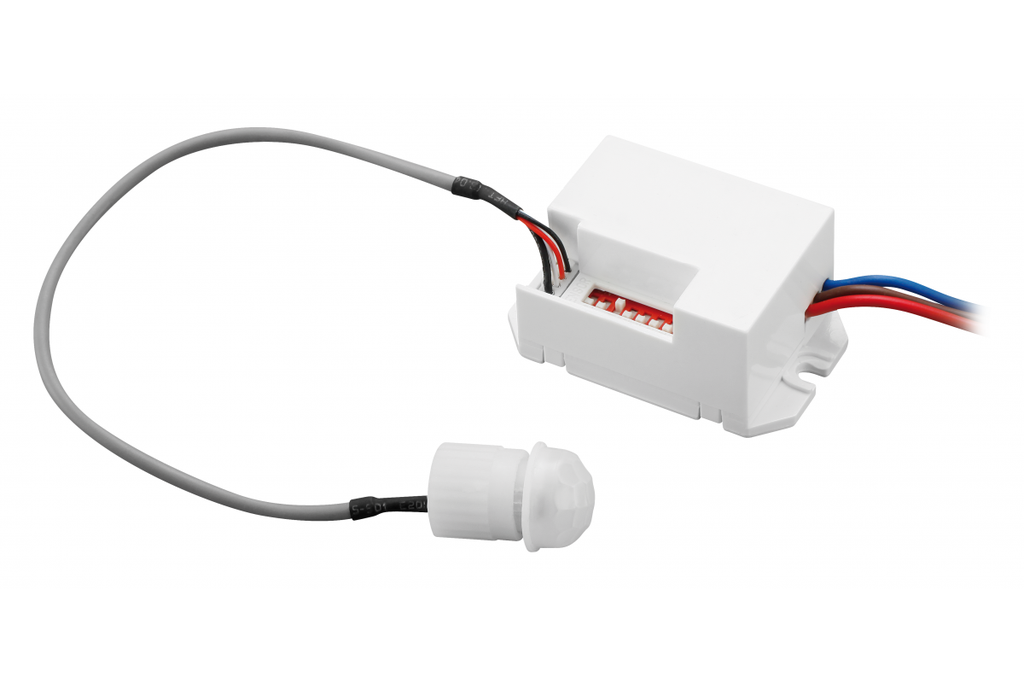 Датчик руху з регулюванням чутливості сутінків GTV CR-CR7000-00, 800W, IP20, 360⁰, CR-7 micro, білий