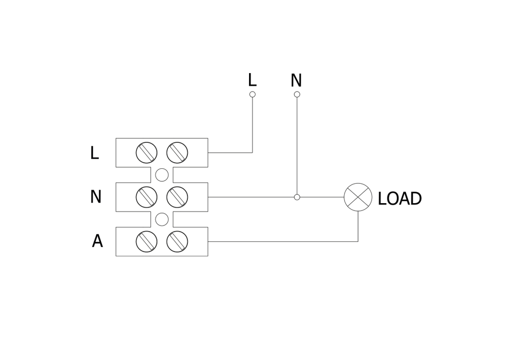 Датчик руху (накладний) GTV CR-CR1100-00 , max.1200W, IP20, 180*, R 2-8м, білий