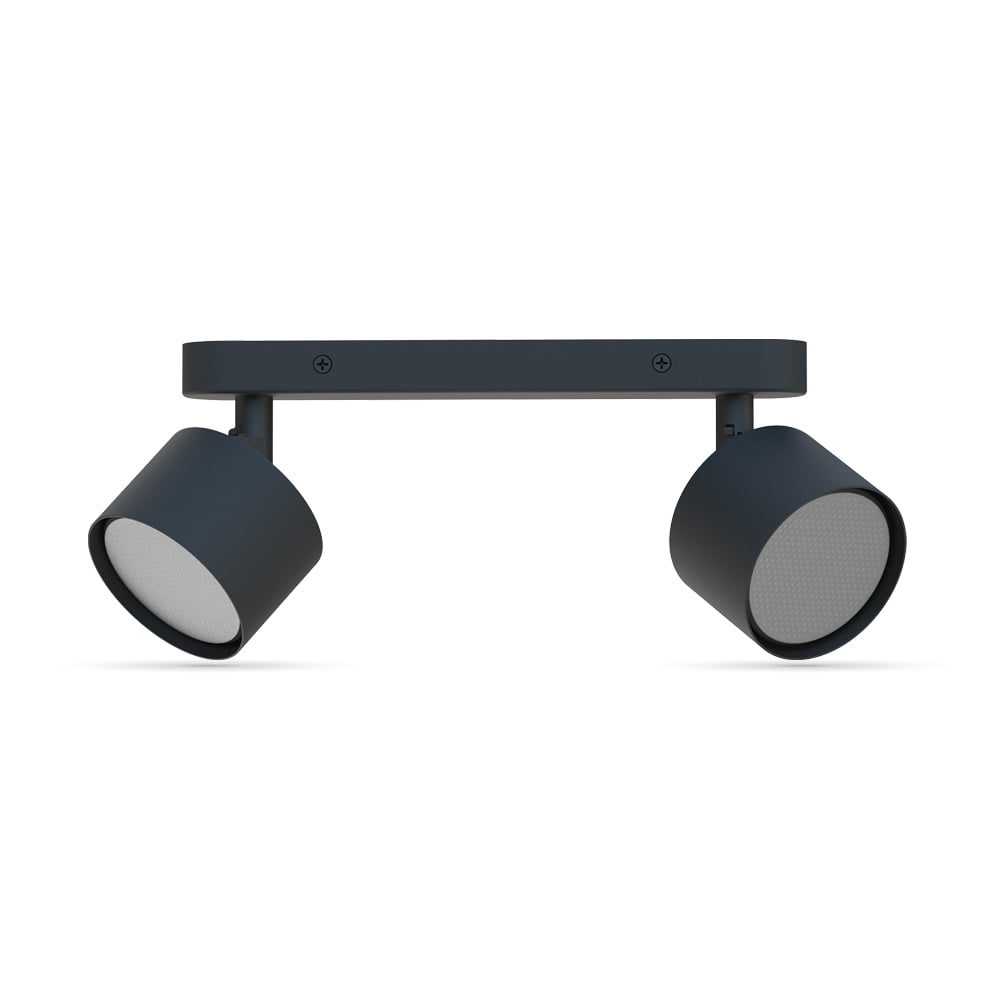 Накладний поворотний світильник Ledcoin ML411-2 під лампу чорний