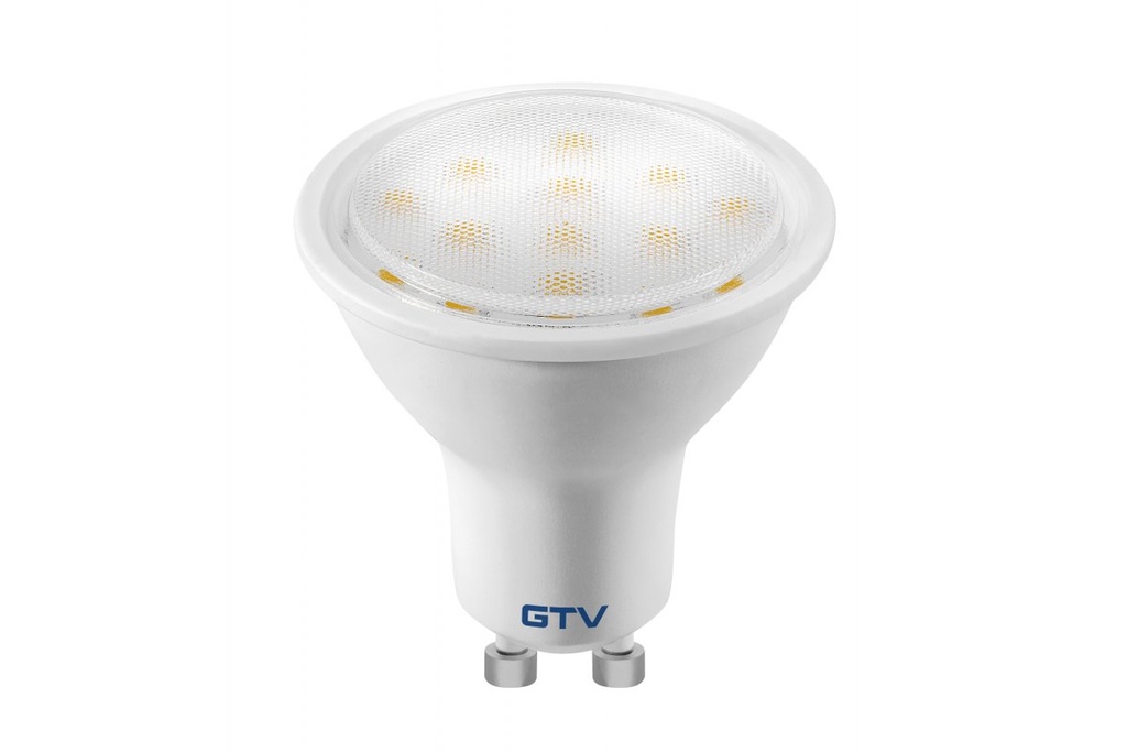 Лампа GTV LED SMD 2835, 4000K, GU10, 3W, 230V (LD-NGU10PN-3W)