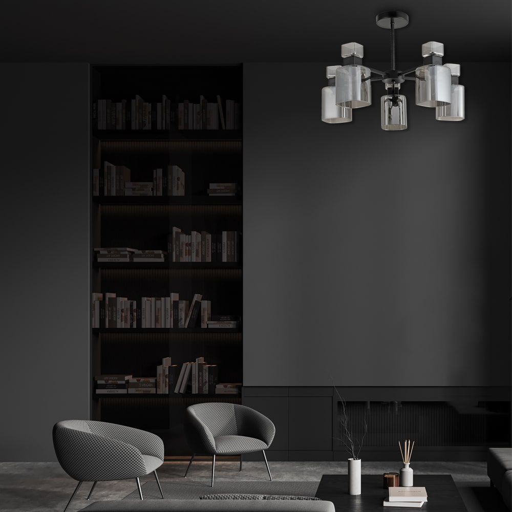 Накладний світильник Ardero BL1150-1 OLIVIA під лампу чорний