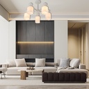 Накладний світильник Ardero BL1150 OLIVIA під лампу білий