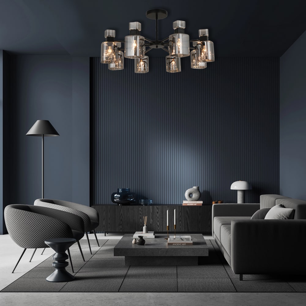 Накладний світильник Ardero BL1180-1 OLIVIA під лампу чорний