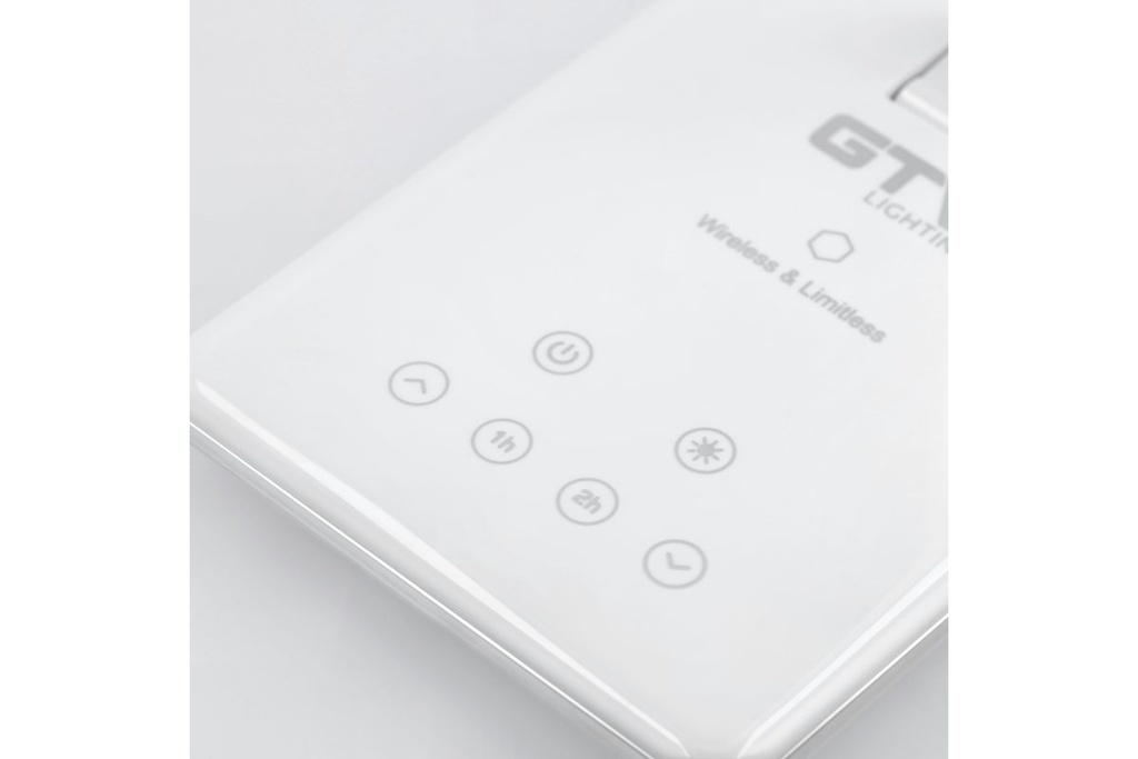 Настільна лампа з індукційною зарядкою GTV Tritton, 6W, 4-CCT, USB, Біла, працює від power bank (LB-TRIT6W-00-DEC)