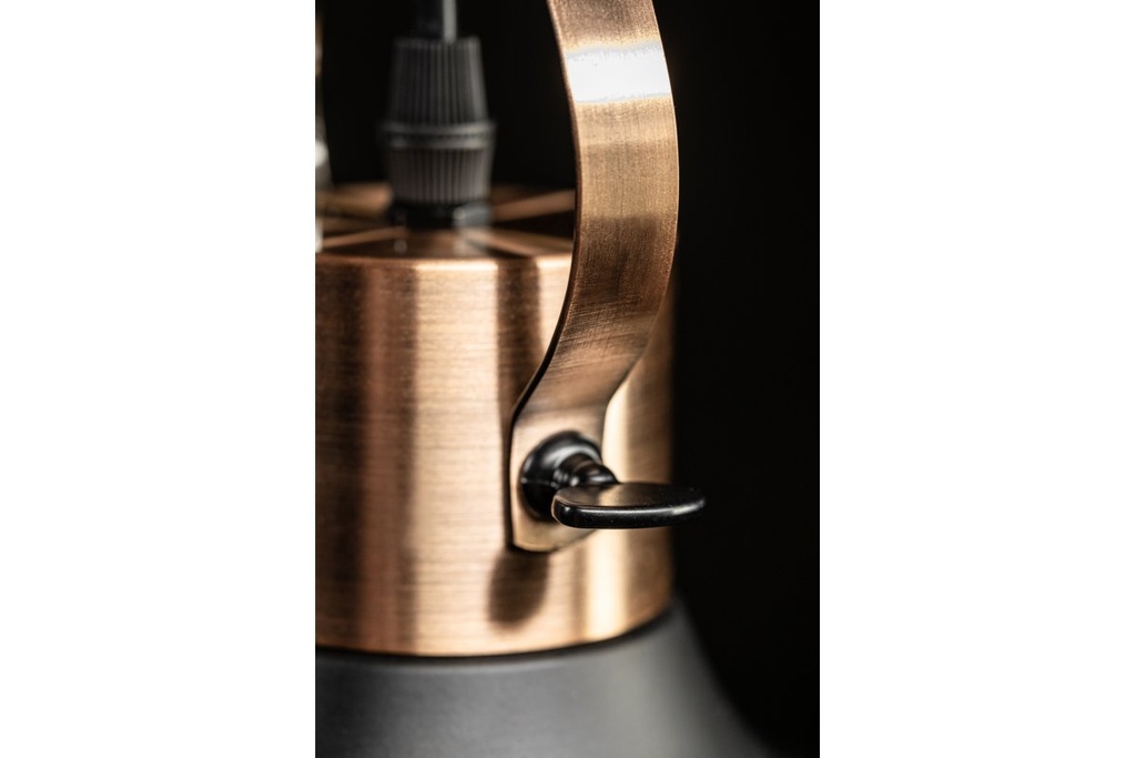 Підвісний світильник GTV decor MEES, E27, IP20, d30cm, чорний (OS-MEES-10-DEC)