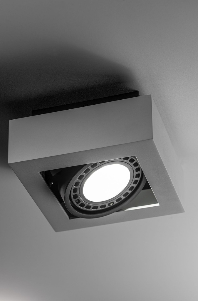 Світильник GTV decor LOID, IP20, GU10, ES111, Чорний (OS-LOID-GU10-10-DEC)