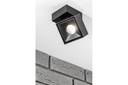 Світильник GTV LED BIANCO, 8W, IP20, 4000K, 75х75х84, квадрат, чорний, з нахилом