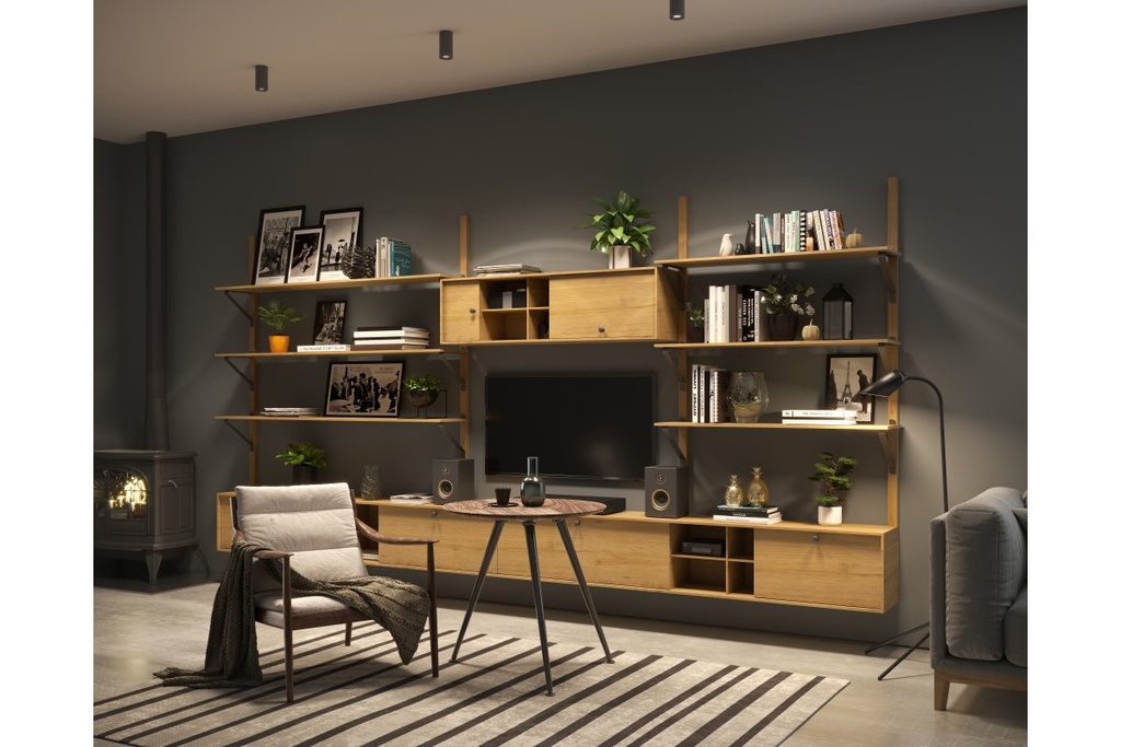 Світильник GTV LED PRIME, 10W, IP20, 4000K, чорний