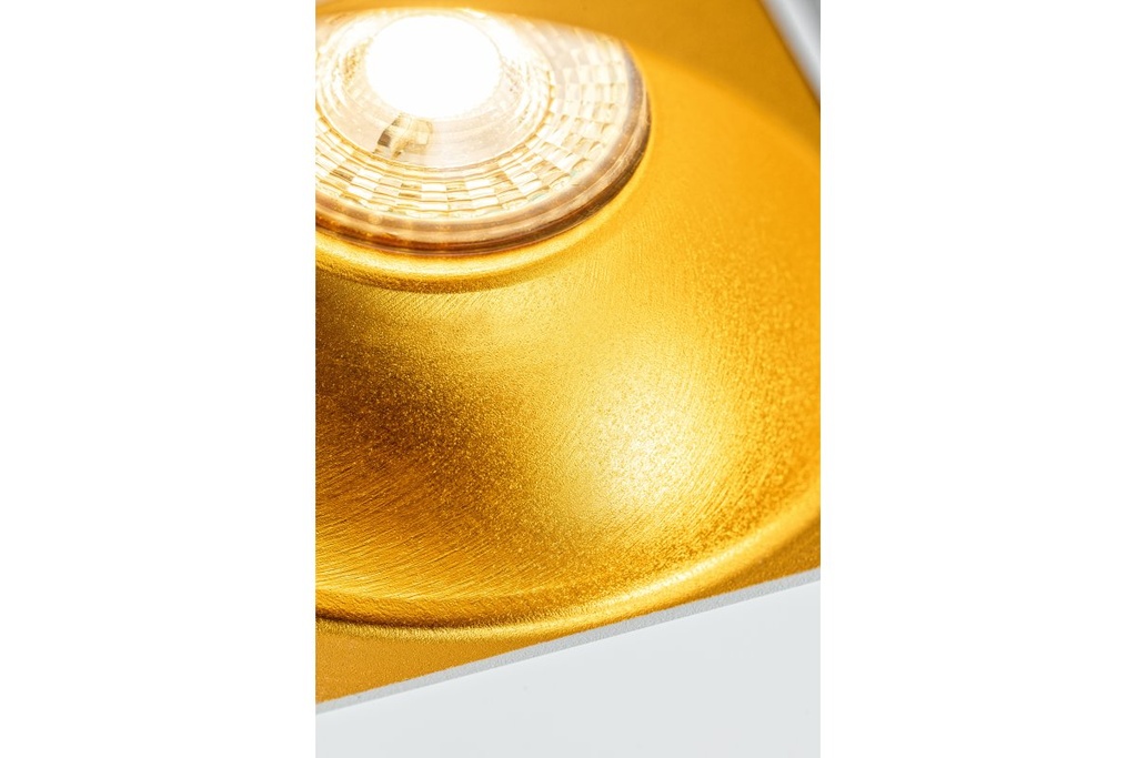 Світильник GTV TENSA, алюміній, 90x90x140, IP20, GU10, квадрат, білий