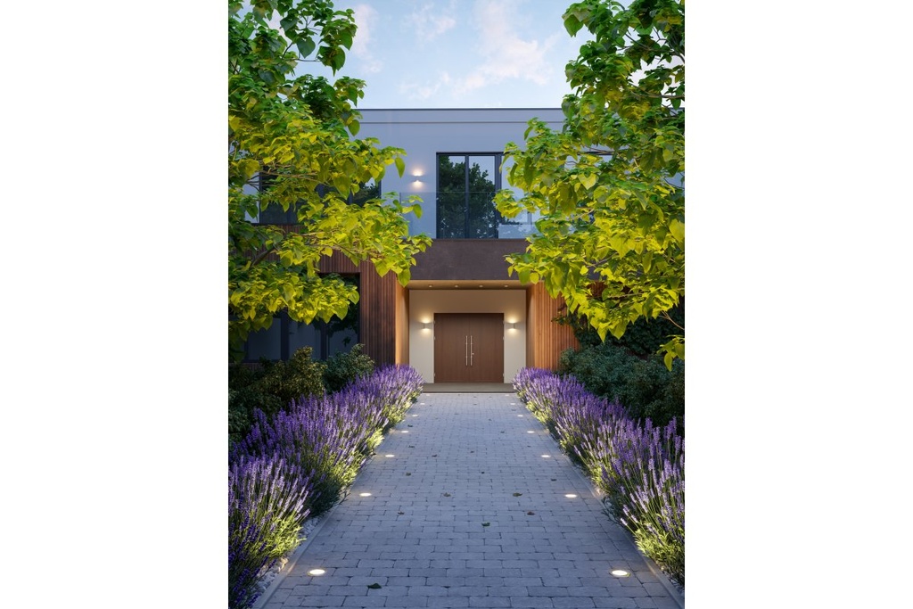 Світильник GTV TIAGO (подвійний), GU10, max.2x35W, IP54, інокс, овал