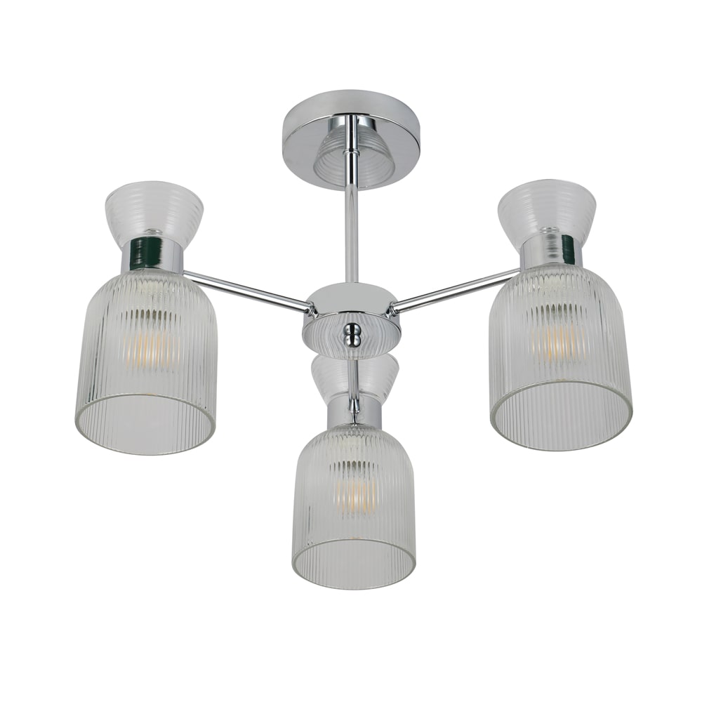 Накладний світильник Ardero BL1630-3 SHARLOTT під лампу хром