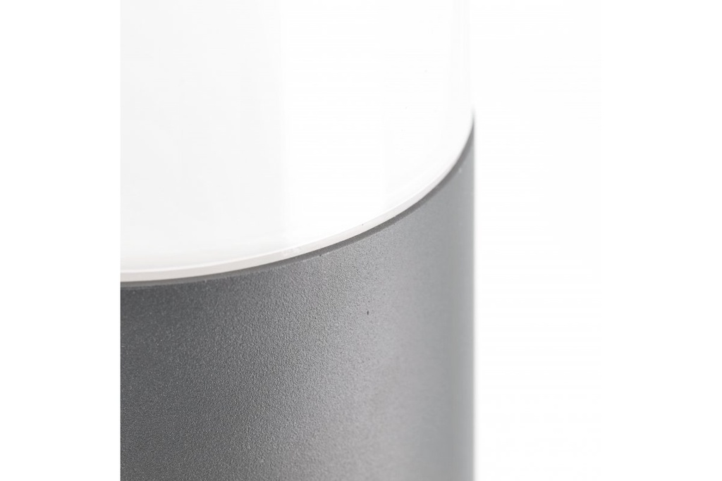 Світильник садовий GTV CORTA-P 80, E27, MAX.25W, IP44, стовпчик, графіт (OS-CORP80-30)