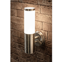 Світильник садовий GTV MILAN-A, E27, max.20W, IP54, бра, інокс