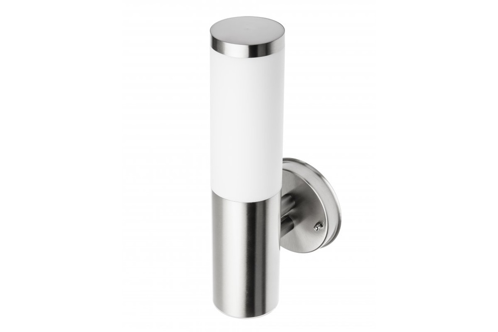 Світильник садовий GTV MILAN-A, E27, max.20W, IP54, бра, інокс