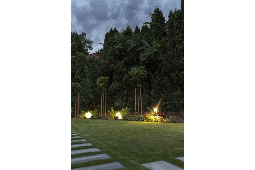 Світильник садовий куля GTV MARMO, E27, макс. 20Вт, IP65, d25см, пластик (OS-MARMO25-00)