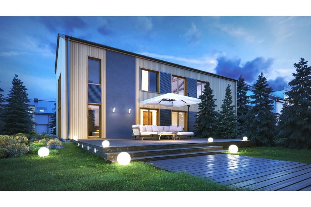 Світильник садовий куля GTV MARMO, E27, макс. 20Вт, IP65, d38см, пластик (OS-MARMO38-00)