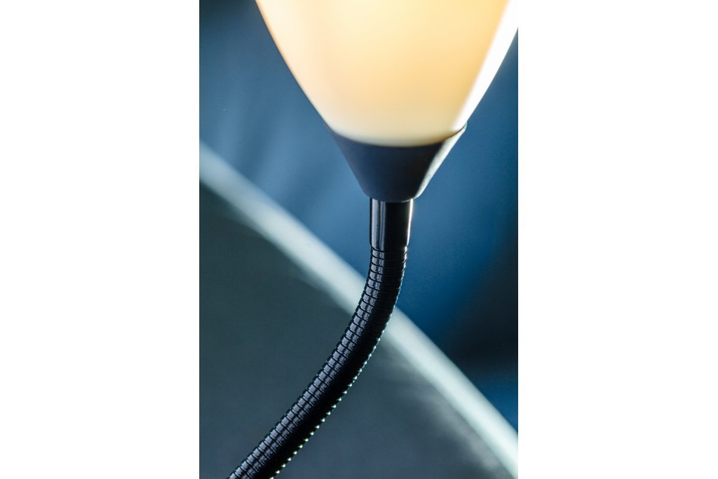 Світильник торшер GTV BENFICA 2, max.60W- E27, max.40W-E14, чорний