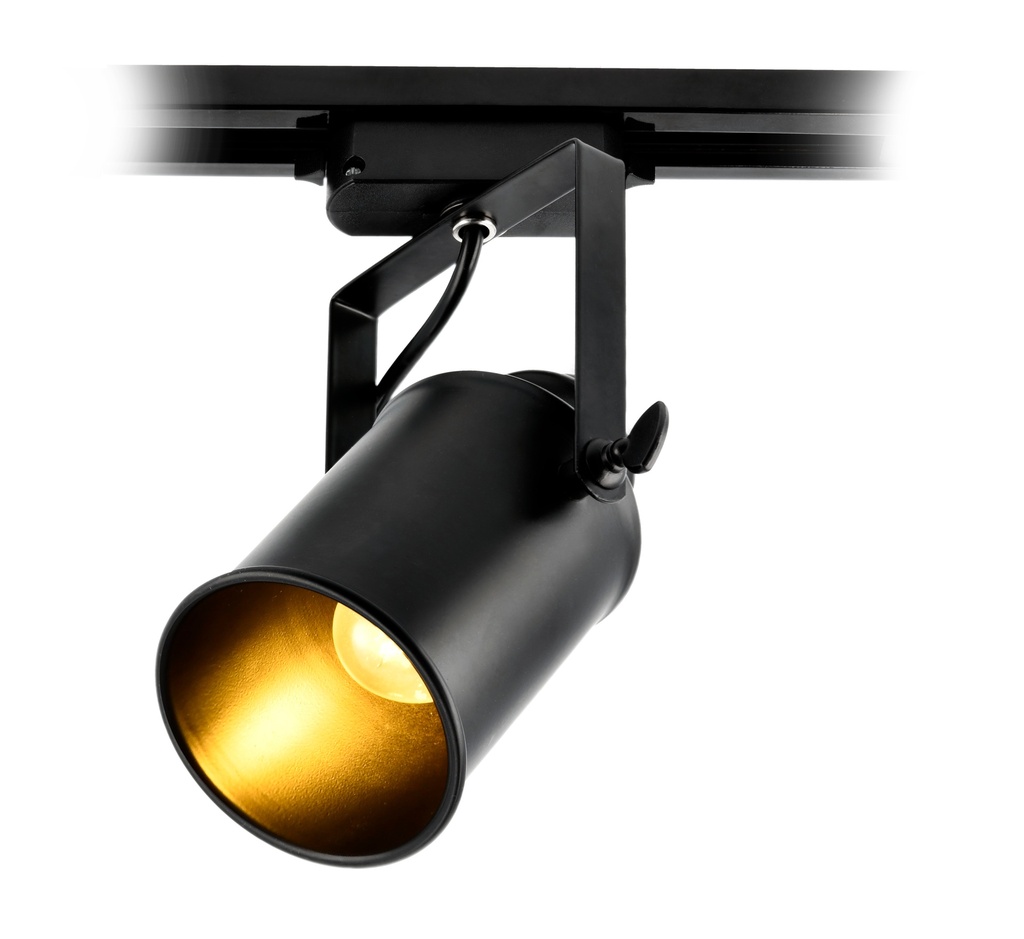 Світильник трековий GTV decor DEMIR, E27, IP20, однофазний, чорний (XLD-DEMI-10-DEC)