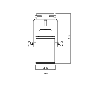 Світильник трековий GTV decor DEMIR, E27, IP20, однофазний, чорний (XLD-DEMI-10-DEC)