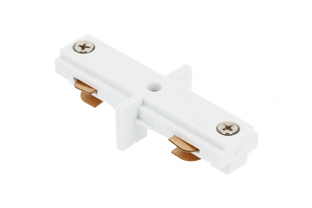 Світильник трековий GTV TRAX, 3 контактне кріплення, 3xGU10, 1-фазна доріжка, білий