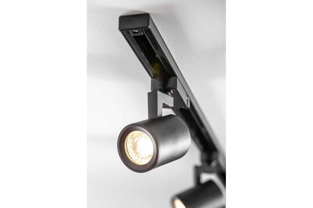 Світильник трековий GTV TRAX, 3 контактне кріплення, 3xGU10, 1-фазна доріжка, білий