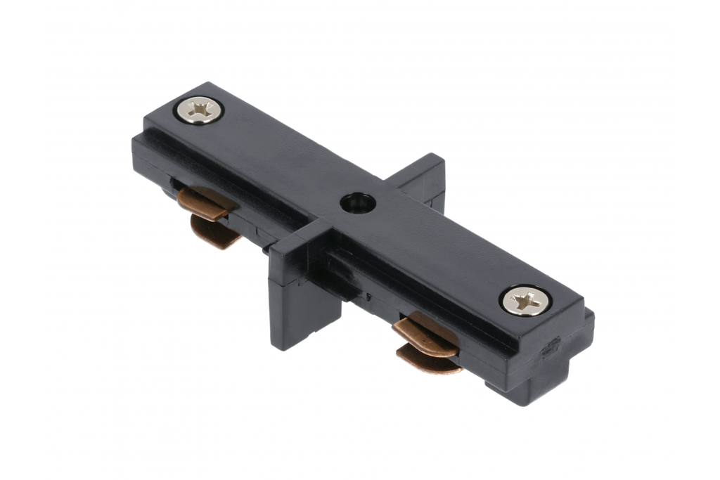 Світильник трековий GTV TRAX, 3 контактне кріплення, 3xGU10, 1-фазна доріжка, чорний