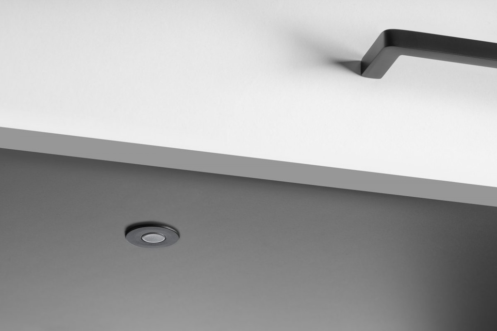 Сенсорний вимикач з регулюванням яскравості GTV 12V 24W Чорний - AE-WDSC-10DIM