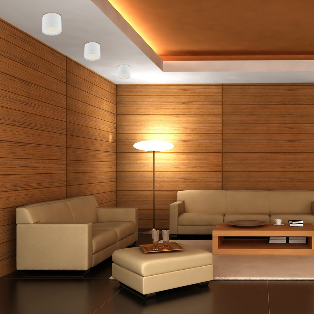 Накладний світильник Feron HL353 під лампу білий