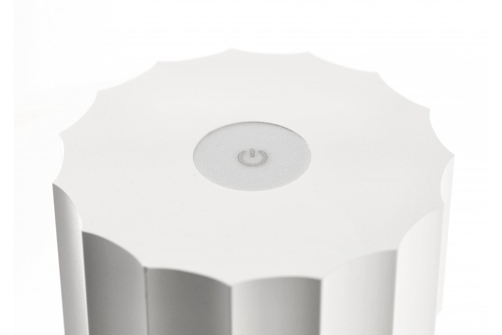 Акумуляторна настільна лампа GTV AZELIA, 2,5W, 1A, 4000K, 4000mAh, білий