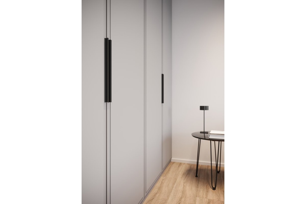 Акумуляторна настільна лампа GTV AZELIA, 2,5W, 1A, 4000K, 4000mAh, чорний