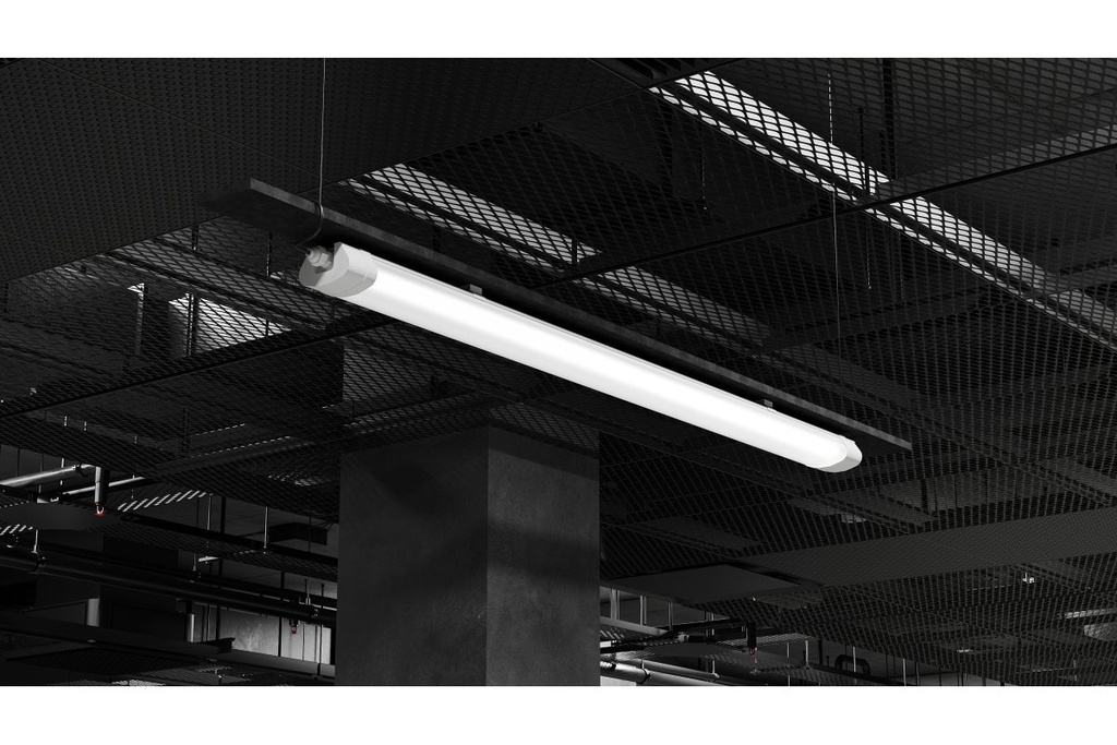 Герметичний світильник GTV BRAGA, 70W, 7000Lm, 4000К, AC180-250V, IP65, наскрізний отвір, 150см