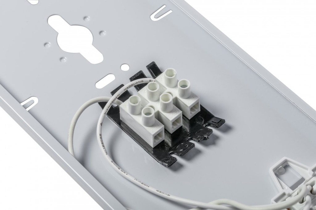 Герметичний світильник GTV HELIOS BIS 160х12см, T8, G13, AC220-240V, 50/60Hz, IP65, ABS/PS, сірий