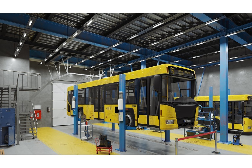 Герметичний світильник GTV MORIS, 18W, 2160Lm, 4000К, АС180-250В, IP65, IK10, 60см