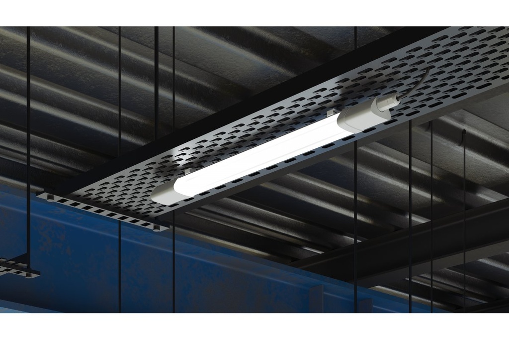 Герметичний світильник GTV MORIS, 45W, 5400Lm, 4000К, AC180-250V, IP65, IK10, 150см