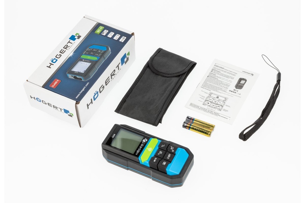 Далекомір лазерний 60м HOEGERT (HT4M323)
