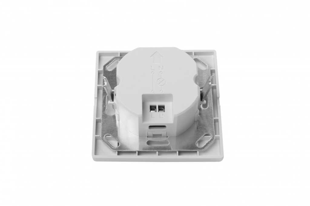 Датчик руху GTV CR-20, макс.500Вт, кут 120⁰, дальність 10м, IP20, білий