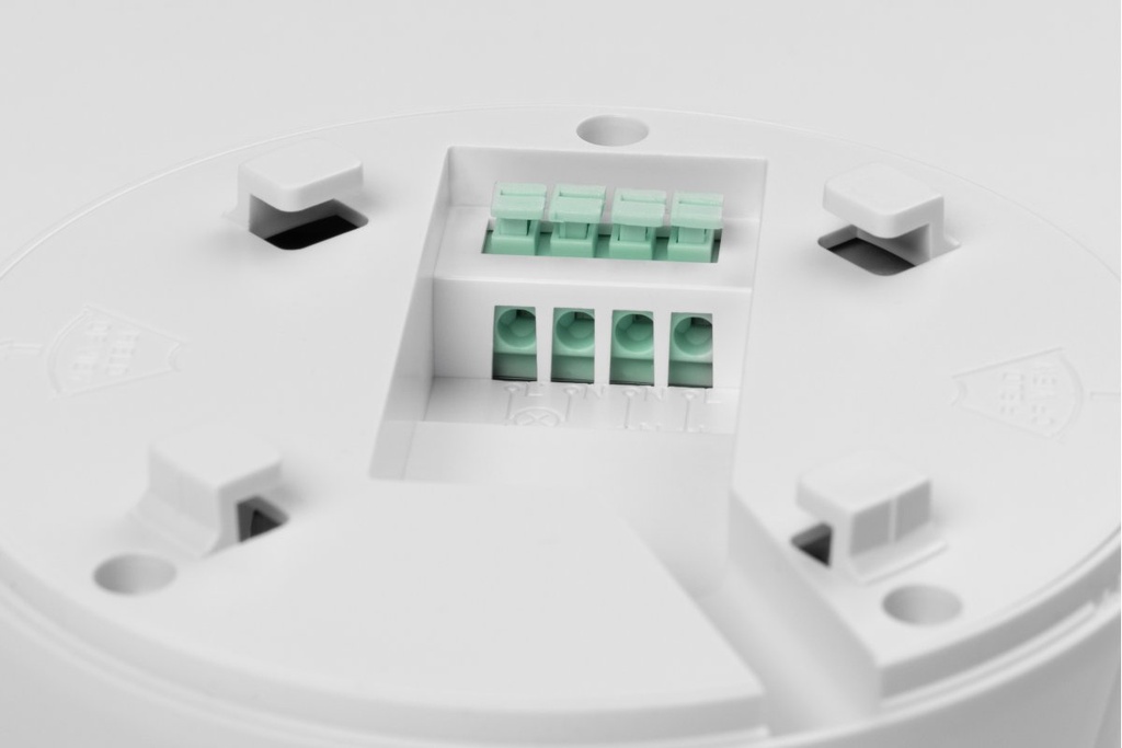 Датчик руху GTV CR-21, макс.2000Вт, кут 360⁰, радіус дії 30м, білий