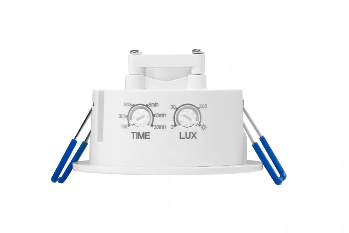 Датчик руху GTV CR-22, макс.1200Вт, кут 360⁰, дальність 8м, білий