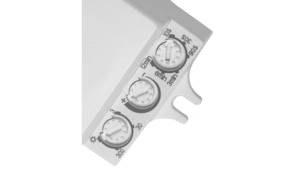 Датчик руху мікрохвильовий GTV CM-12-P, макс. 1200 Вт, кут виявлення 360°, діапазон 15 м