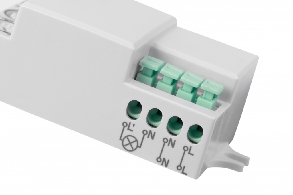 Датчик руху мікрохвильовий GTV CM-12-P, макс. 1200 Вт, кут виявлення 360°, діапазон 15 м