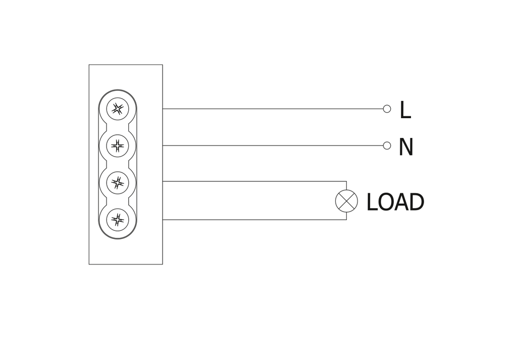 Датчик руху мікрохвильовий GTV CM-6, max.800W, кут 360⁰, дальність 1-8м