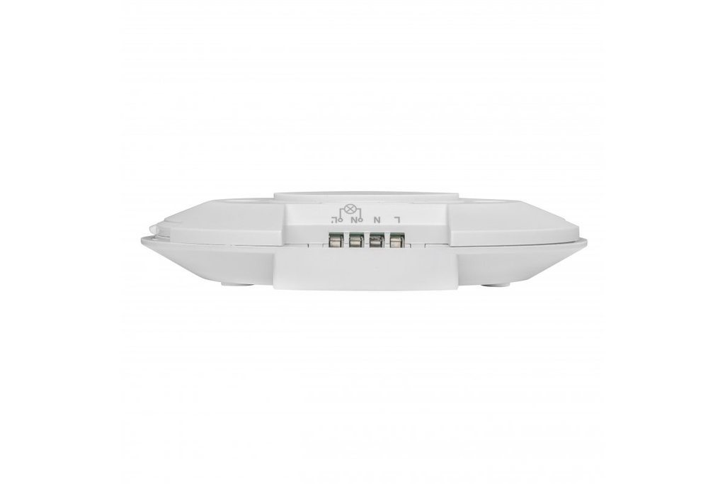 Датчик руху та присутності мікрохвильовий GTV CO-5 HF, макс. 2000 Вт, кут виявлення 360°, діапазон 6 м, IP20, білий