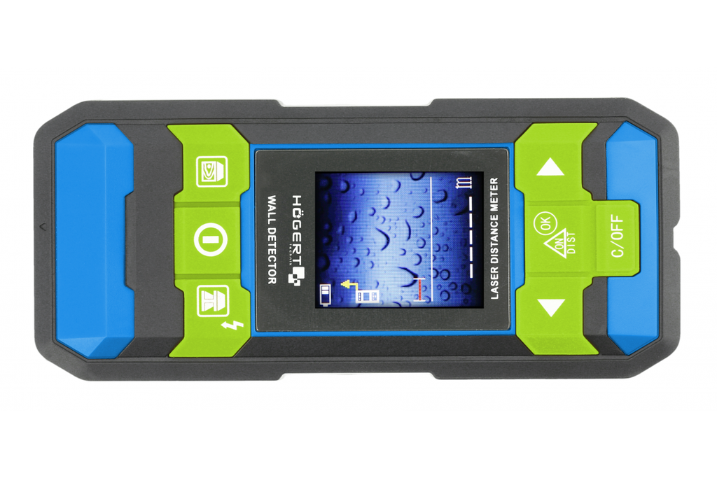 Детектор проводки та далекомір лазерний 2 в 1 HOEGERT (HT4M342)