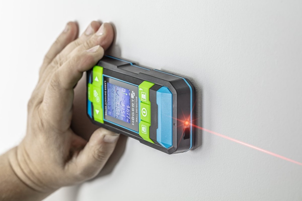 Детектор проводки та далекомір лазерний 2 в 1 HOEGERT (HT4M342)