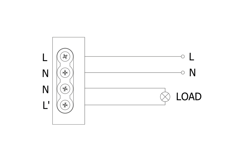Датчик руху GTV CR-12, max.1000W, AC220-240V, 360 ⁰, радіус 4м, IP65
